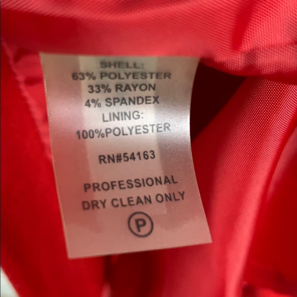Calvin Klein Red Cocktail Dress - Picture 7 of 7